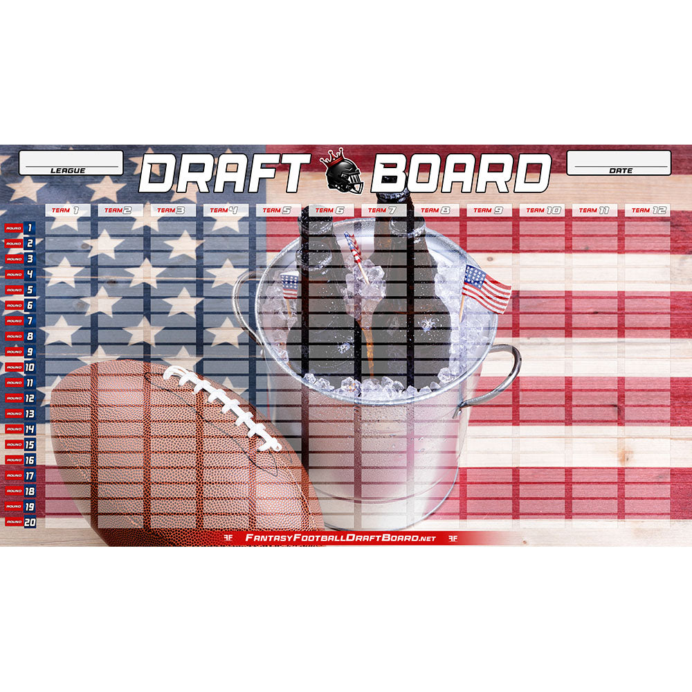 THE American Dream 2025 Fantasy Football Draft Board Kit