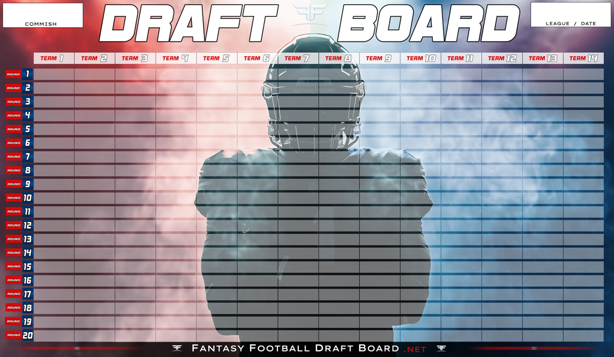 The 2026 Prime Edition Fantasy Football Draft Board Kit