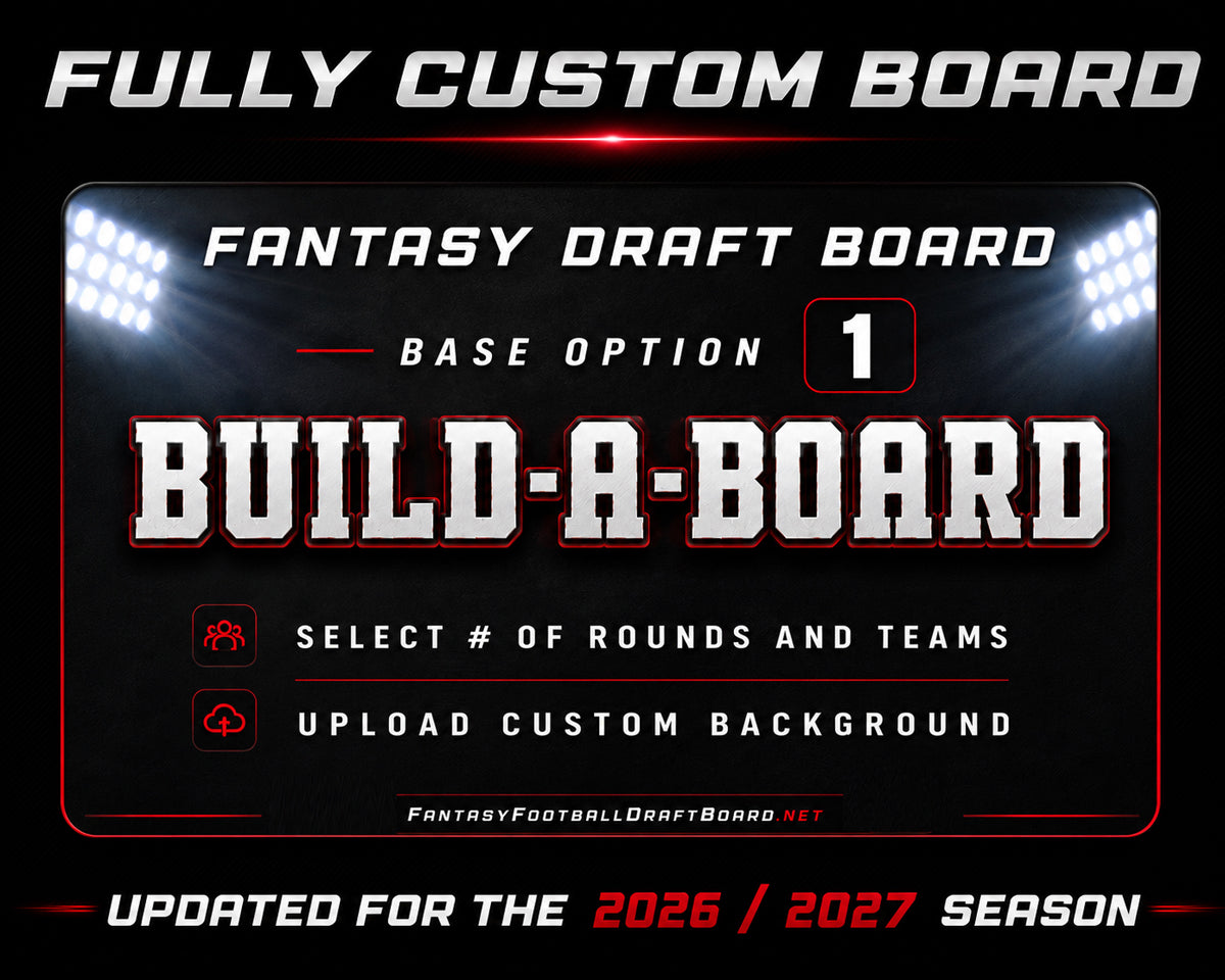 Build-a-Board #1 (fully custom fantasy football draft board)