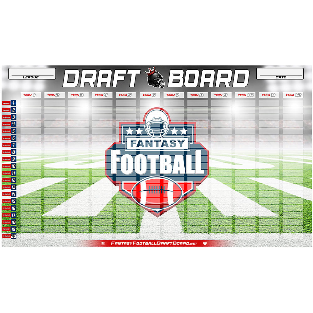 Complete 20242025 Fantasy Draft Kits 10, 12, 14 Team Paper Draft