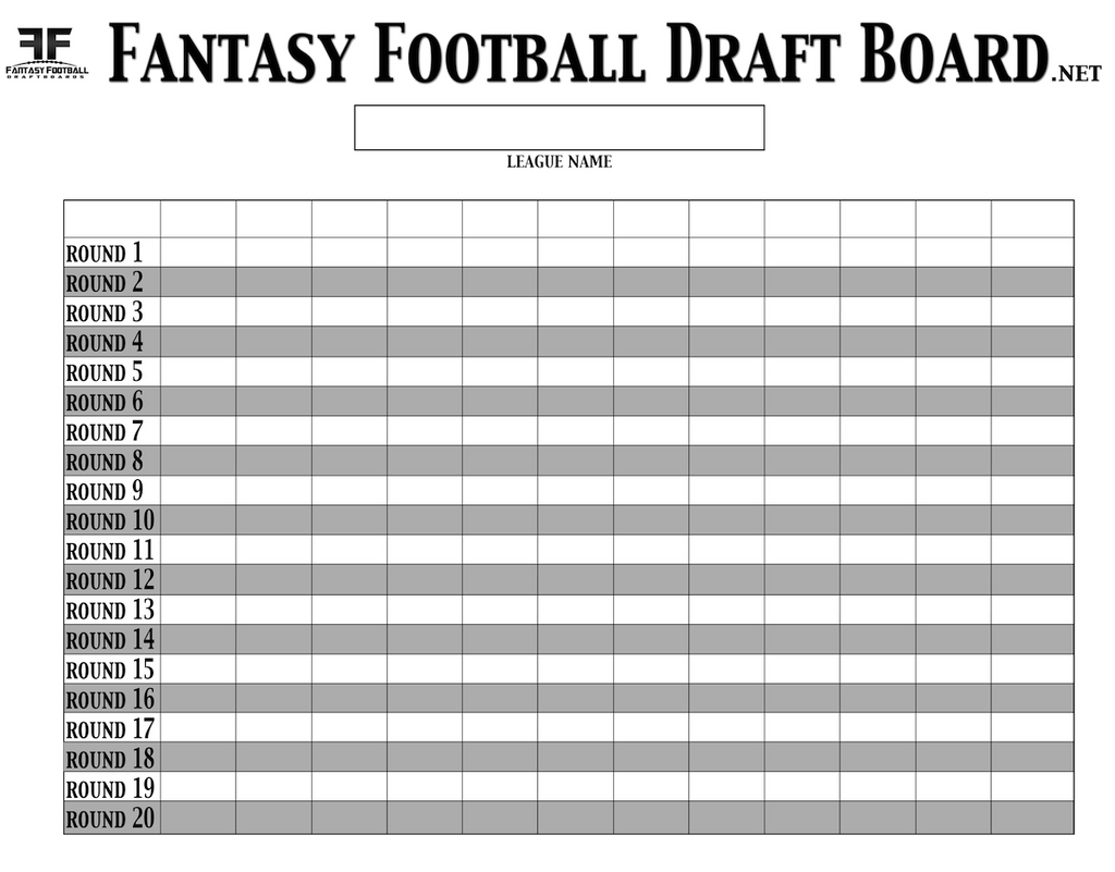 fantasy football draft board kit 2022