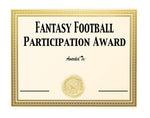 Fantasy Loser Participation Award - 2022 Fantasy Draft Board Kit