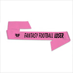 Pink Fantasy Football Loser Sash - 2022 Fantasy Draft Board Kit